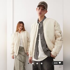 Asos SEALED! NWT! Reclaimed Vintage Unisex Oversized Bomber Jacket. Sz Sm. R2S!!